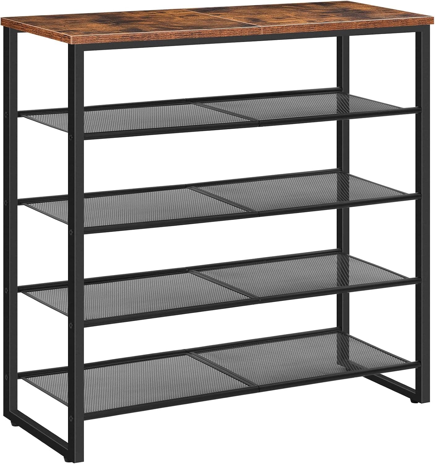 Botník Vasagle Mugy 75 cm čierny/hnedý 1