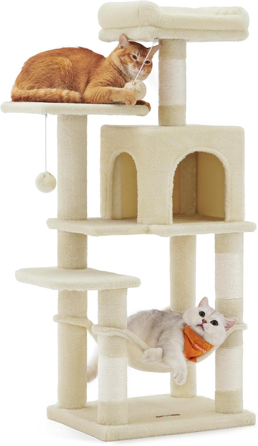Škrabadlo pre mačky Piti 112 cm béžové 1