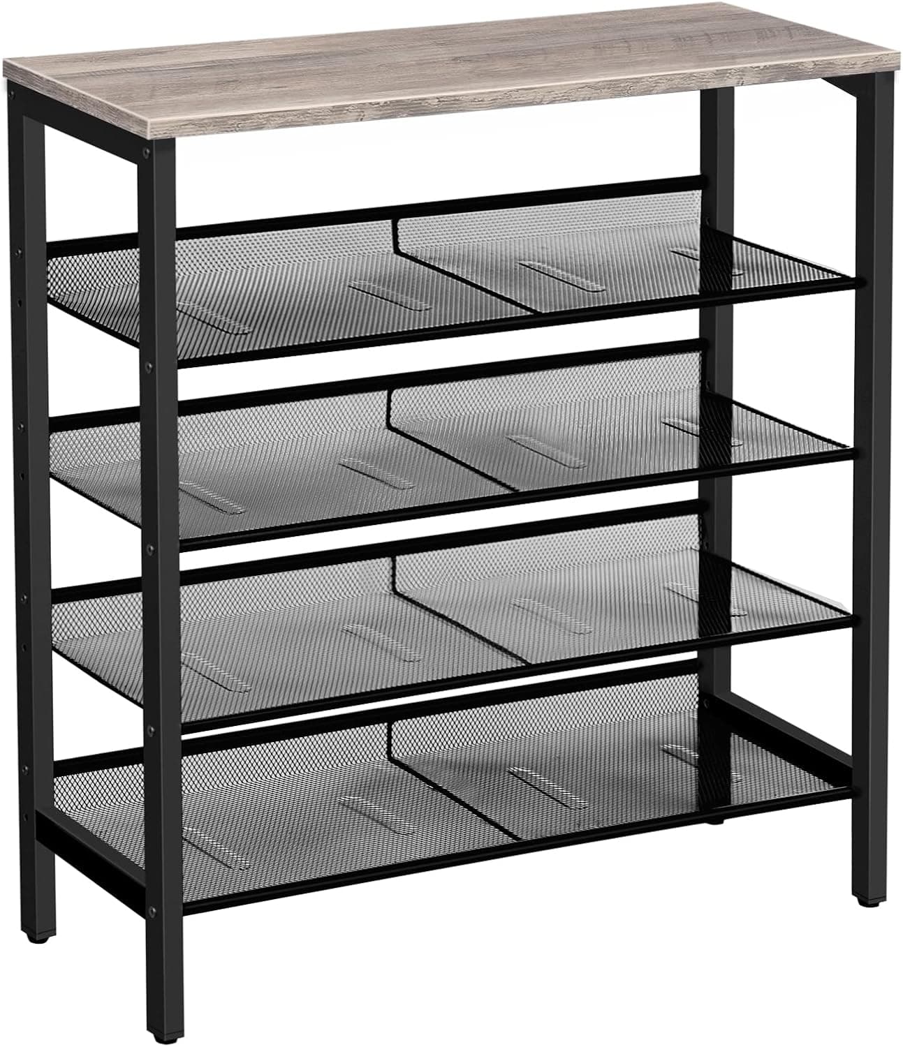 Botník Vasagle Ormio 85 cm čierny/sivý