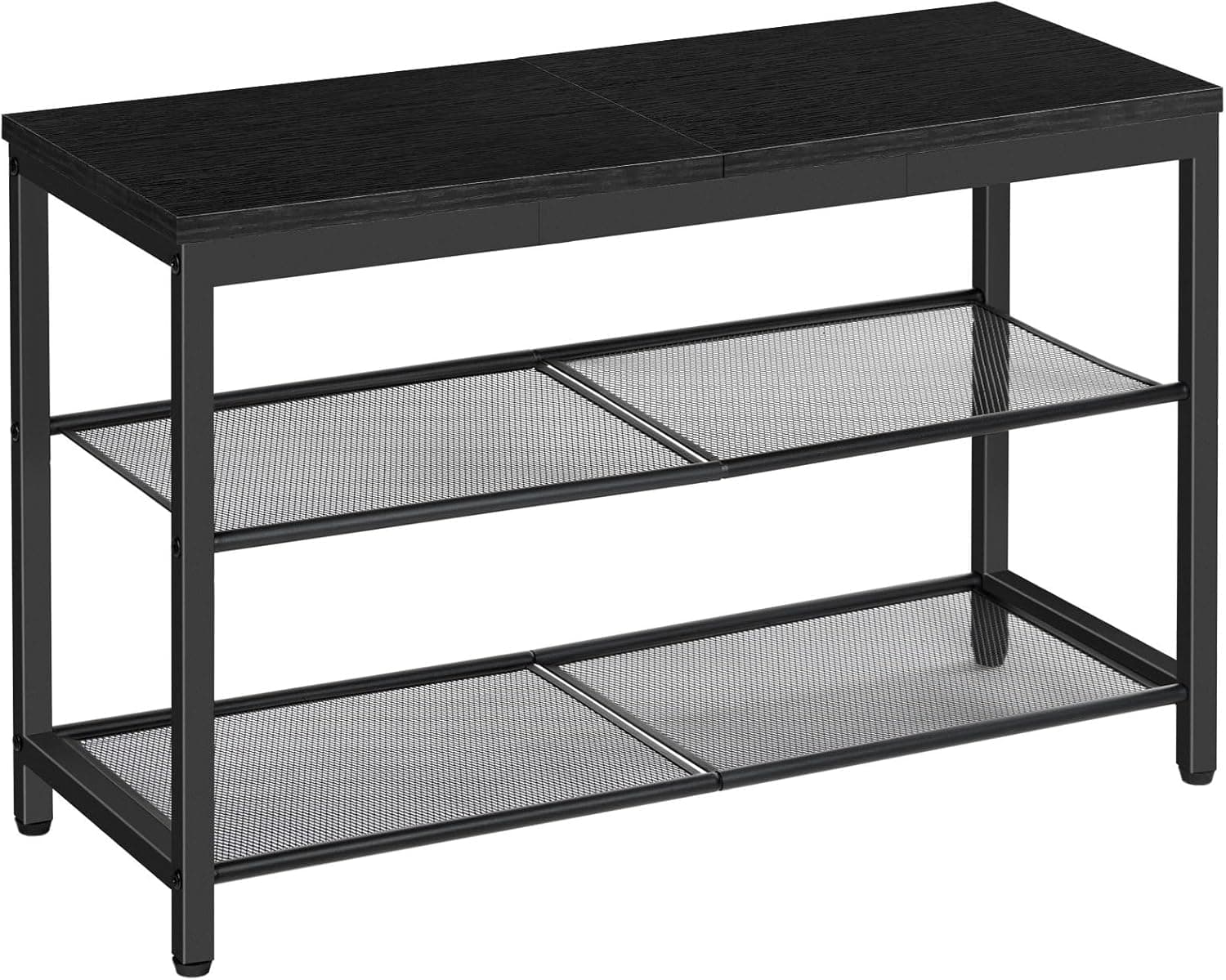 Botník s lavicou Vasagle Arvel 75 cm čierny