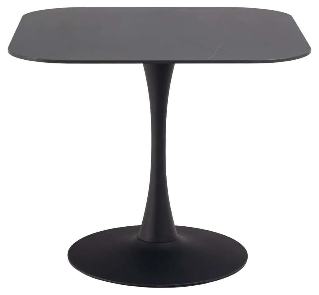Jedálenský stôl MALTA 90 cm čierny