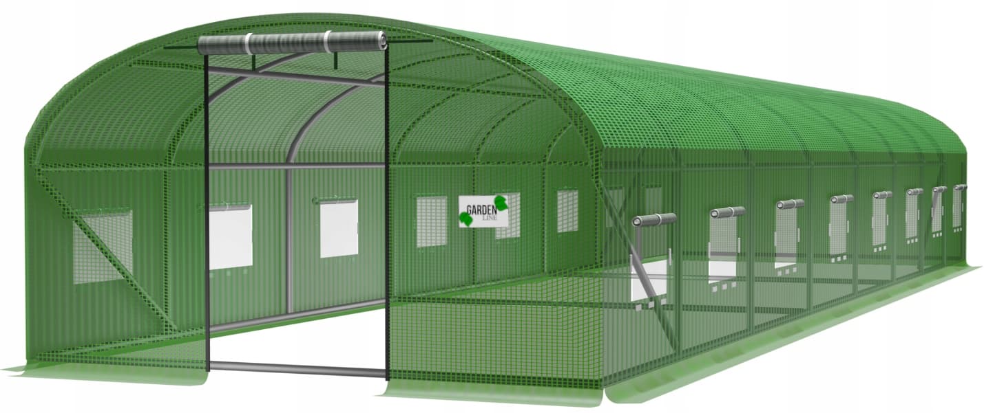 Fóliovník s 8 segmentmi STRETCH 1000x400 cm zelený