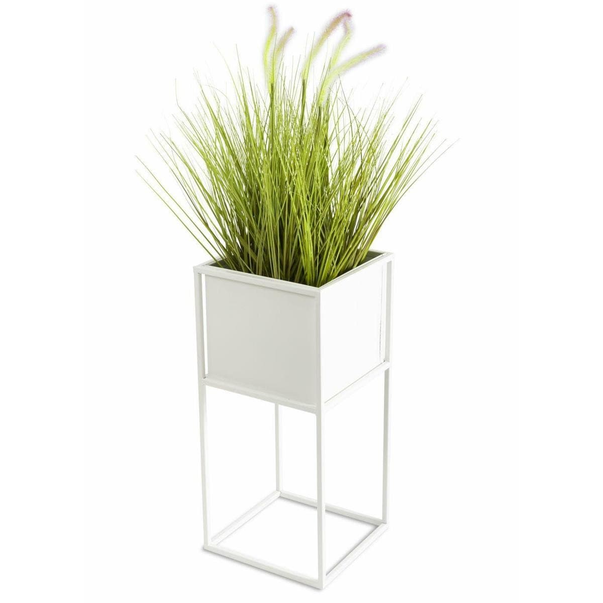 Stojan na kvety Lea 50 cm biely 1