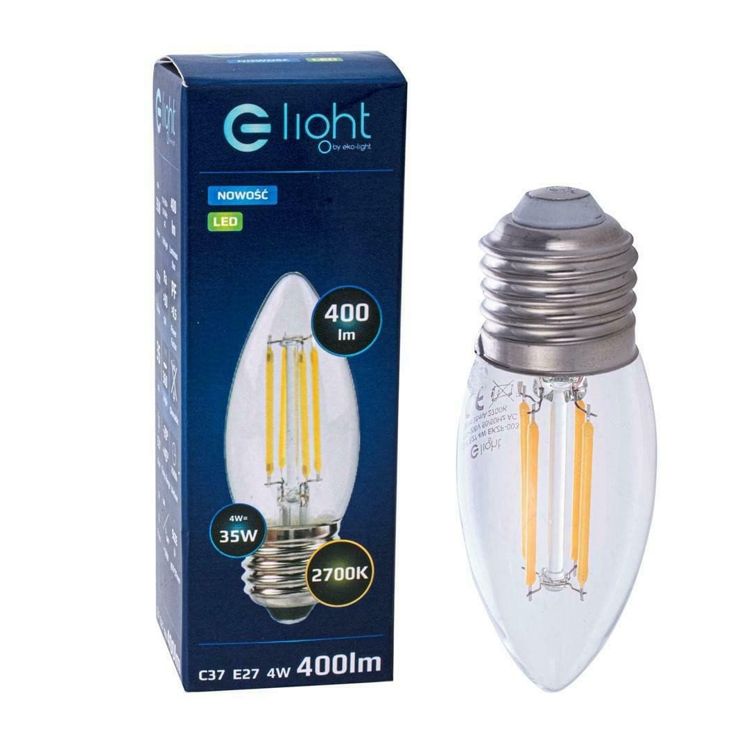 LED žiarovka Glight 4W E27 teplá biela 1