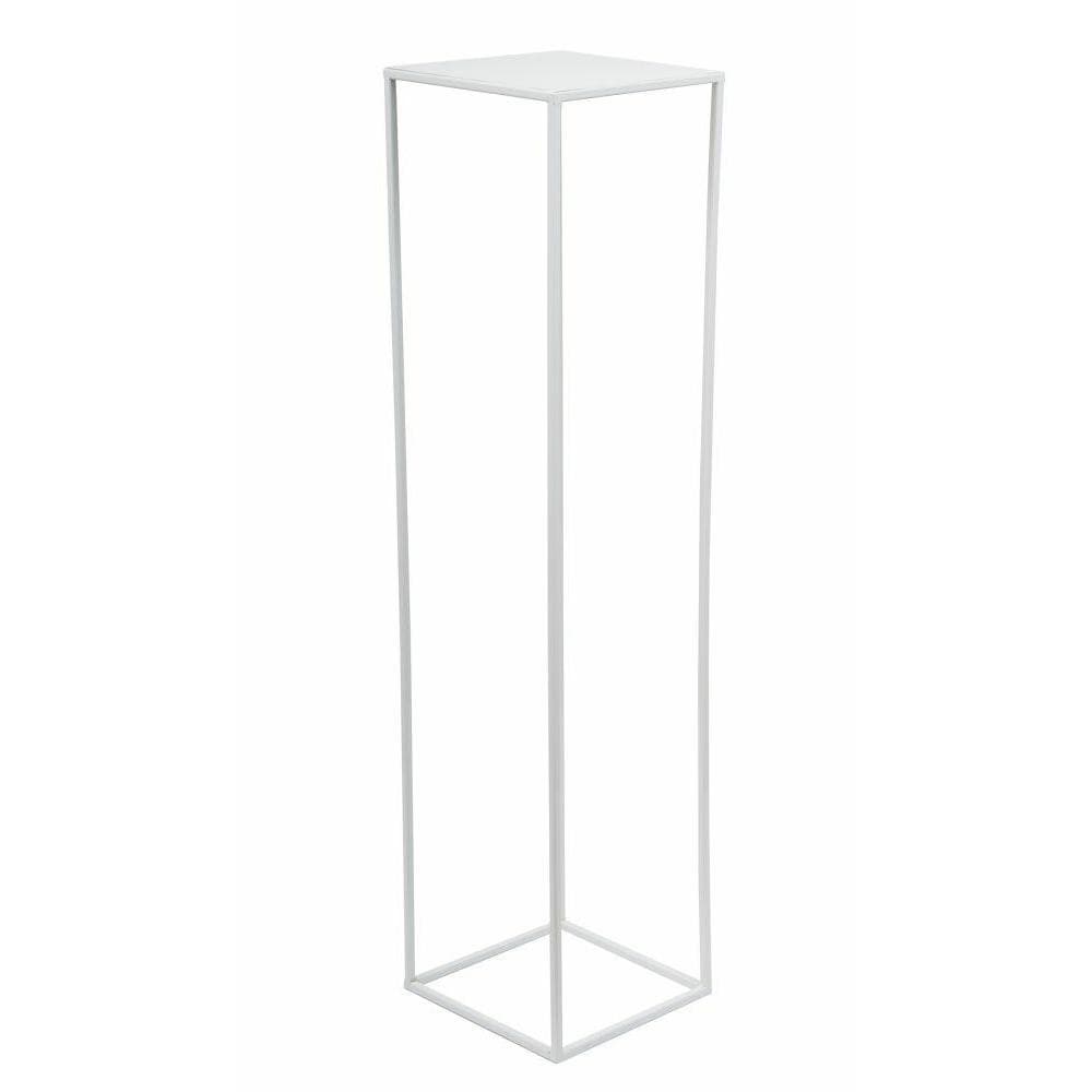 Květinový stojan Basy 100 cm bílý 1