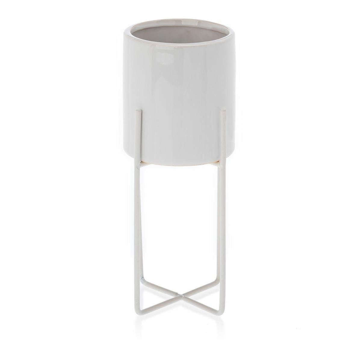 Kvetináč Flori 23,5 cm biely 1