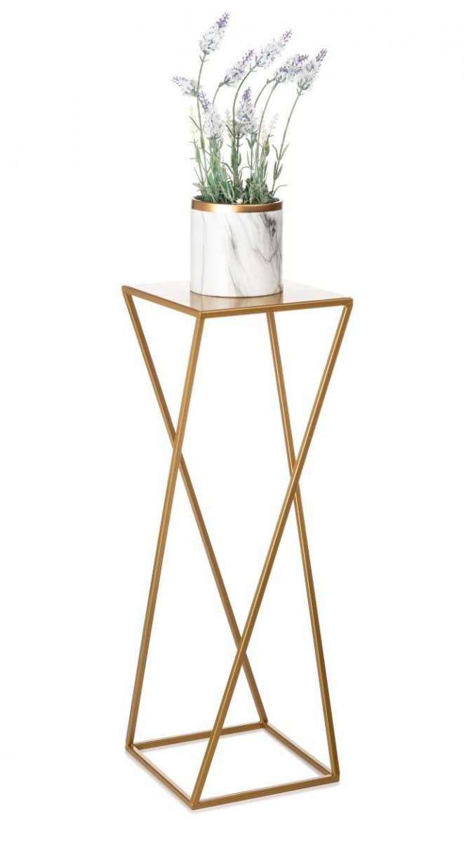 Stojan na kvety Mik 70 cm zlatý