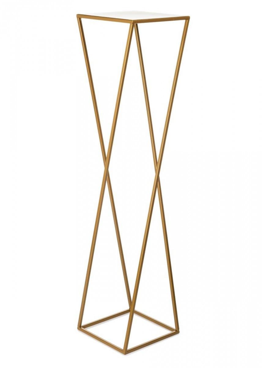 Stojan na kvety Edo 100 cm zlatý 1