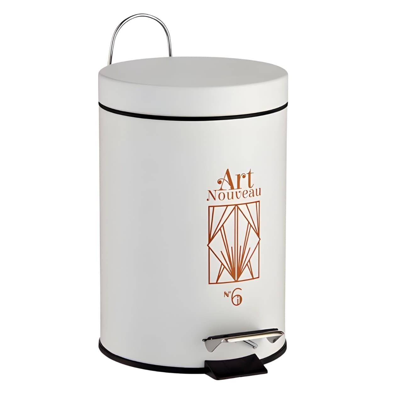 Odpadkový kôš ART DECO 3 L biely 1