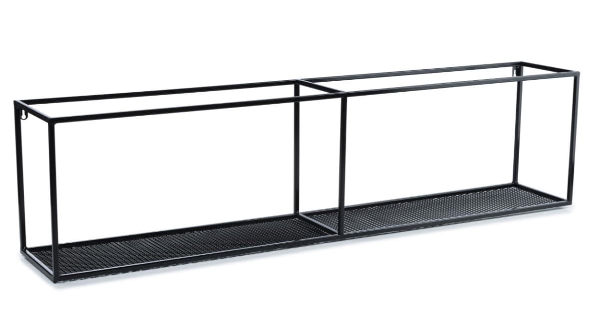 Závesná polica LOFT 120 cm čierna 1