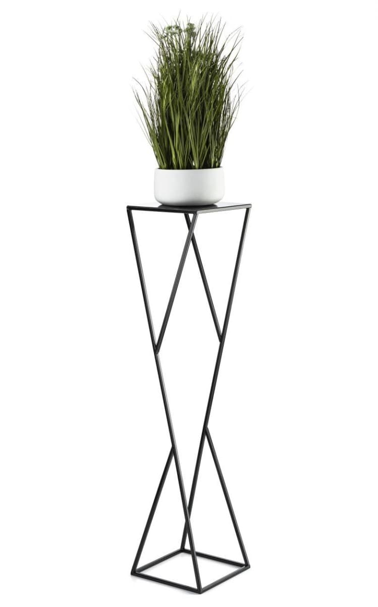 Stojan na kvety LOFT I čierny 100 cm