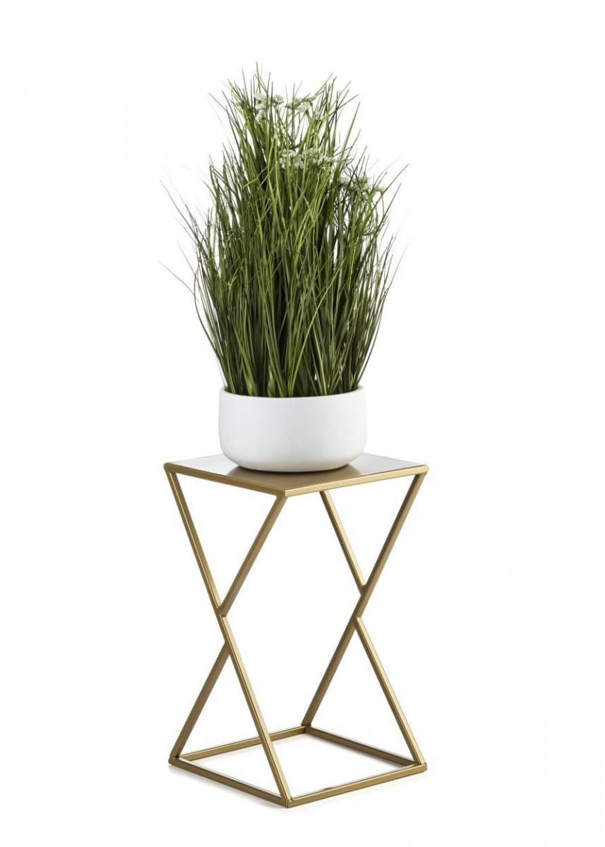 Stojan na kvety LOFT 23,5 cm zlatý 1