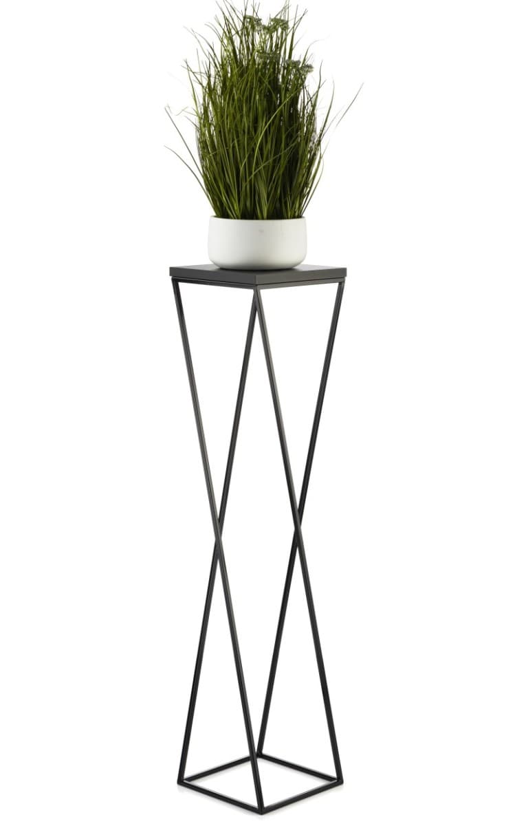 Kvetinový stojan LOFT I 100 cm čierny