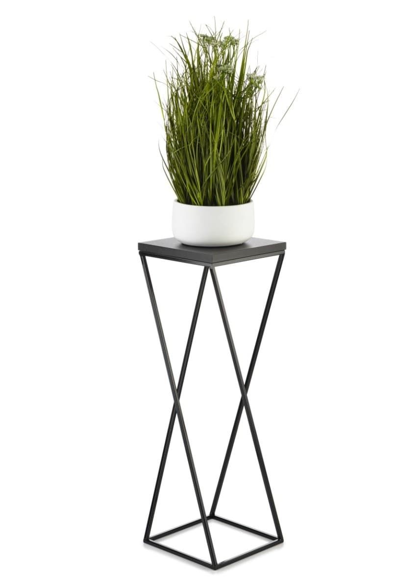Kvetinový stojan LOFT I 70 cm čierny 1