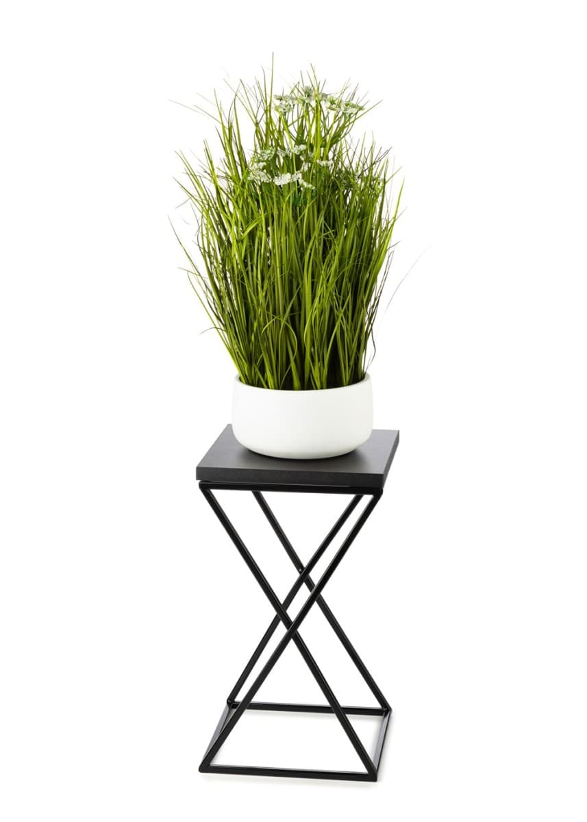 Kvetinový stojan LOFT I 40 cm čierny