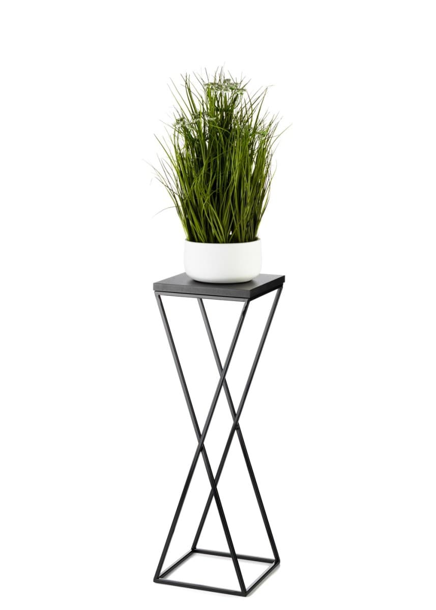 Kvetinový stojan LOFT 70 cm čierny
