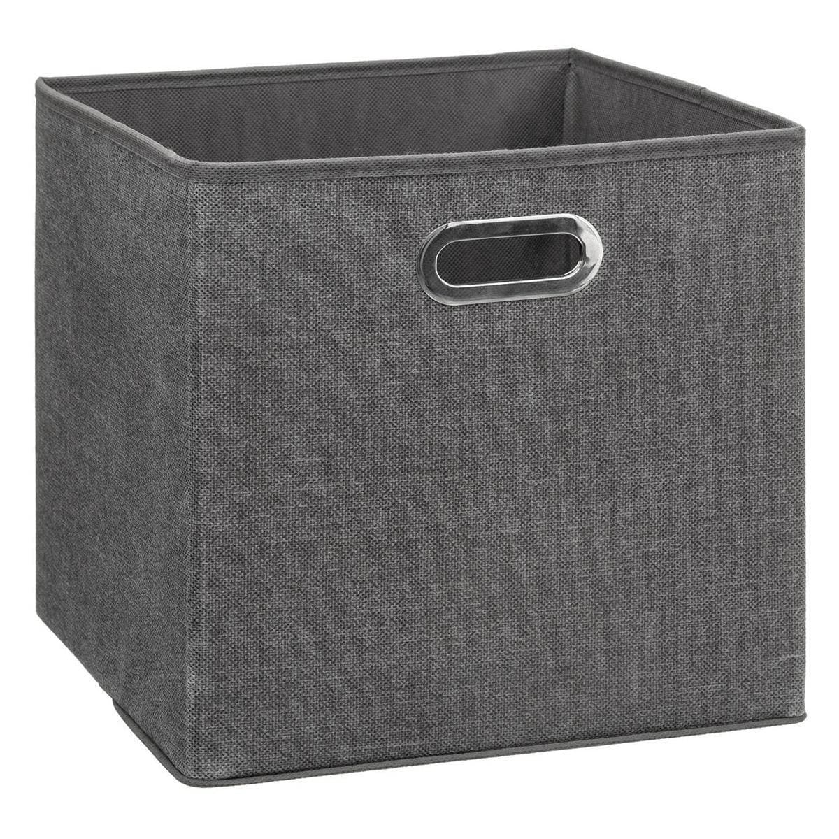 Úložný textilní box FATIM 31 cm tmavě šedý