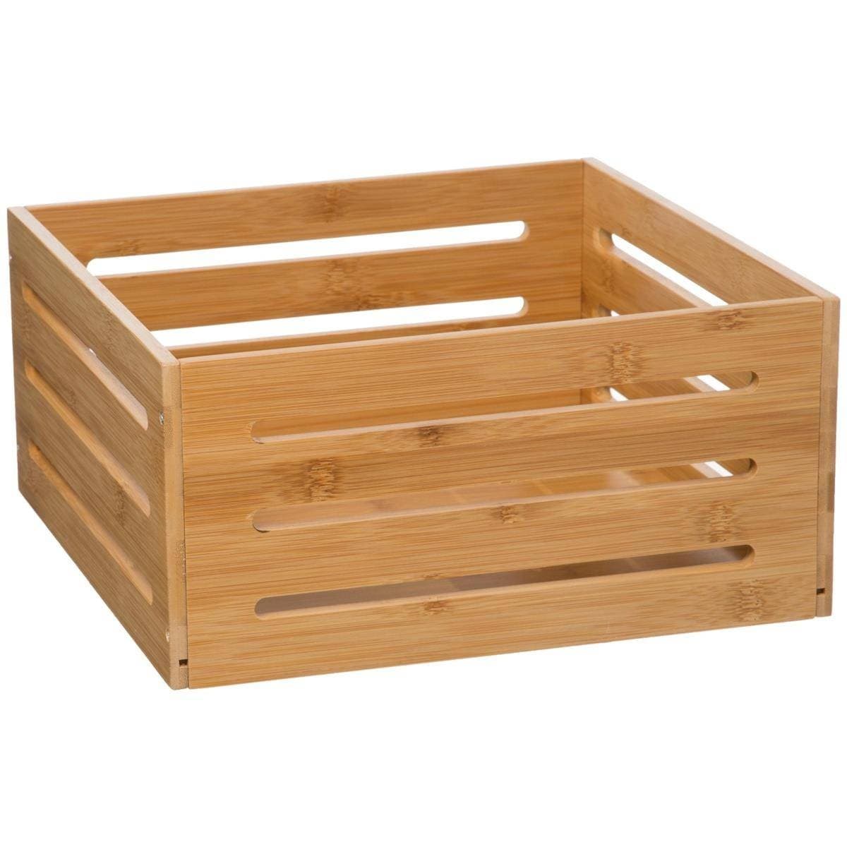 Bambusový úložný kôš Space 31x15 hnedý 1