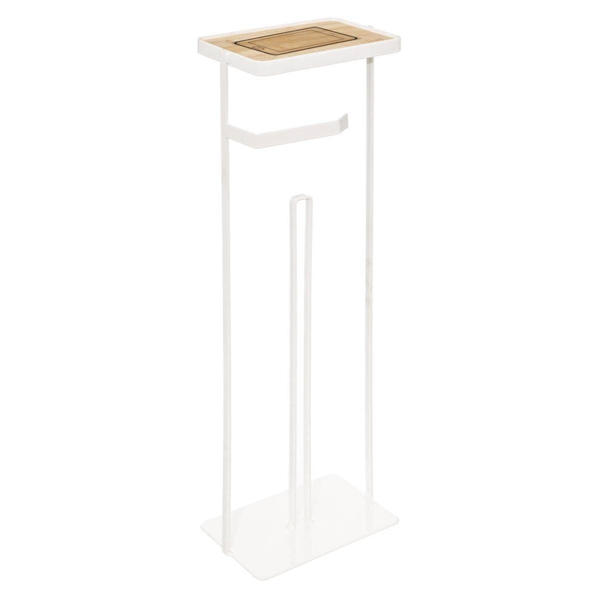 Stojan na toaletní papír Modern White bambus/bílý 1