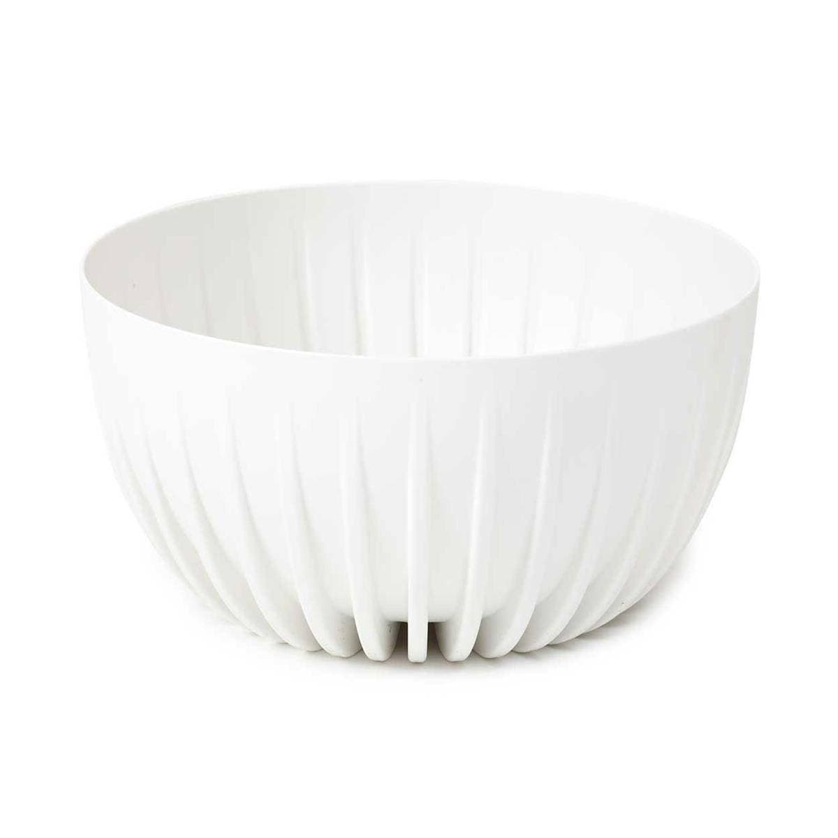 Kvetináč STRIPPED ECO 24 cm biely