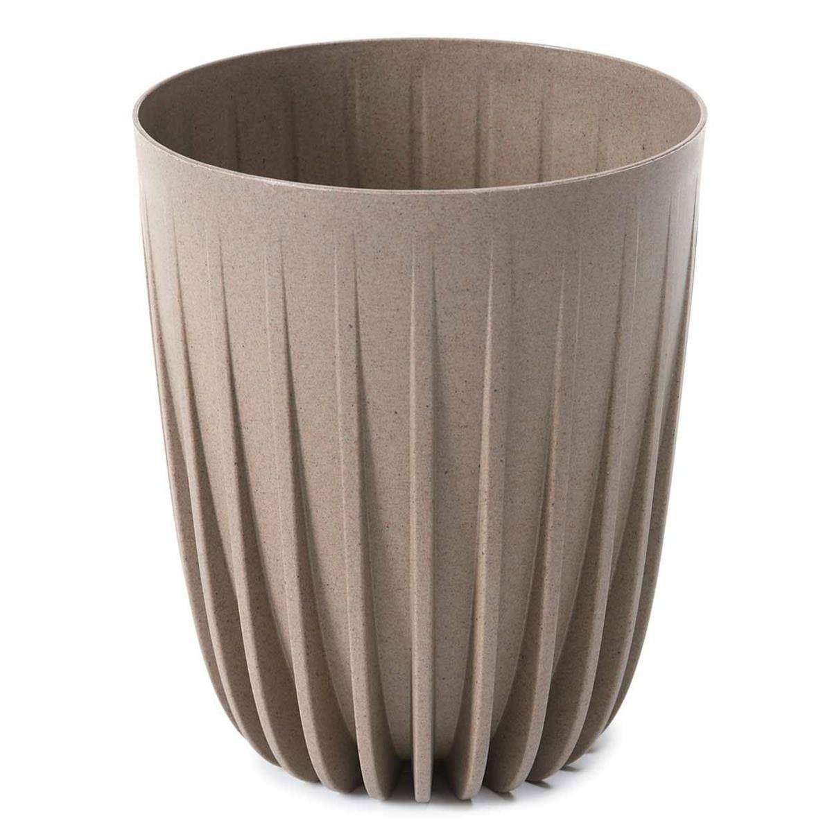 Kvetináč PÁSKOVANÝ ECO I 39 cm latte 1