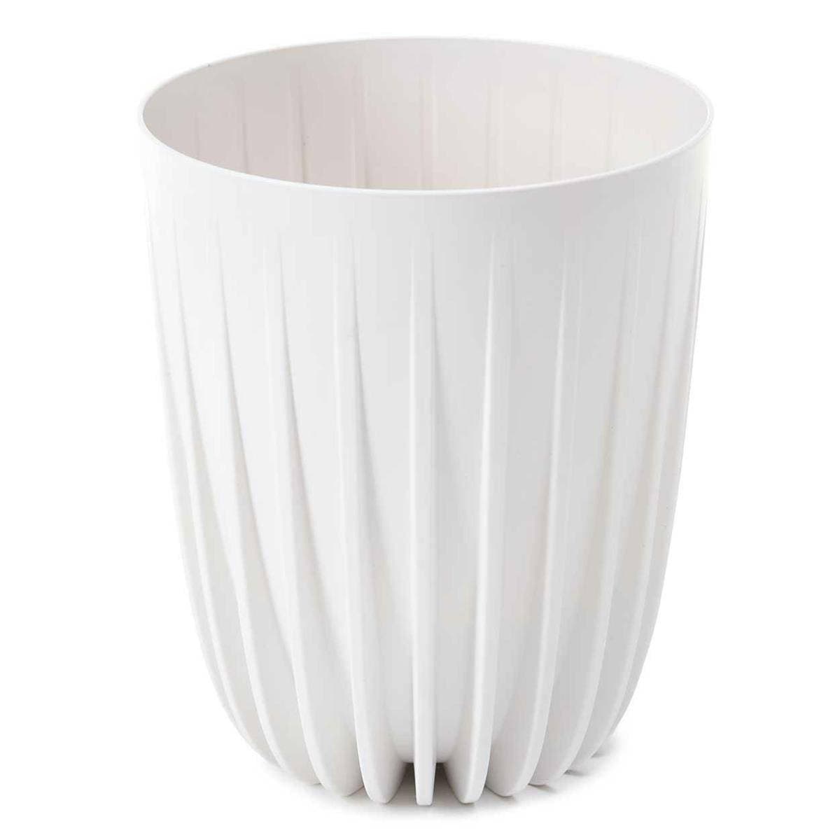 Kvetináč STRIPPED ECO I 39 cm biely