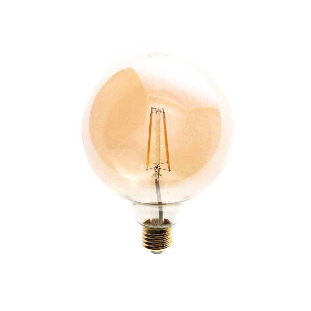 LED žiarovka PILAS G125 teplá žltá