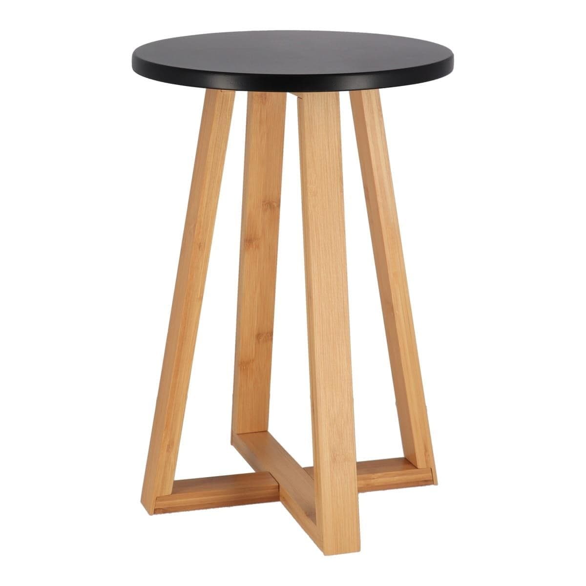 Odkladací stolík BAMBOO čierny/natural 1