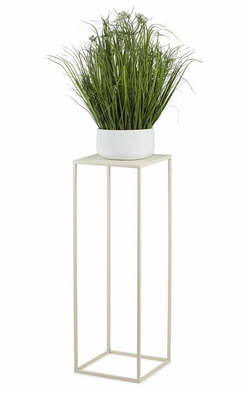 Stojan na kvety SIMPLE 70 cm krémový 1