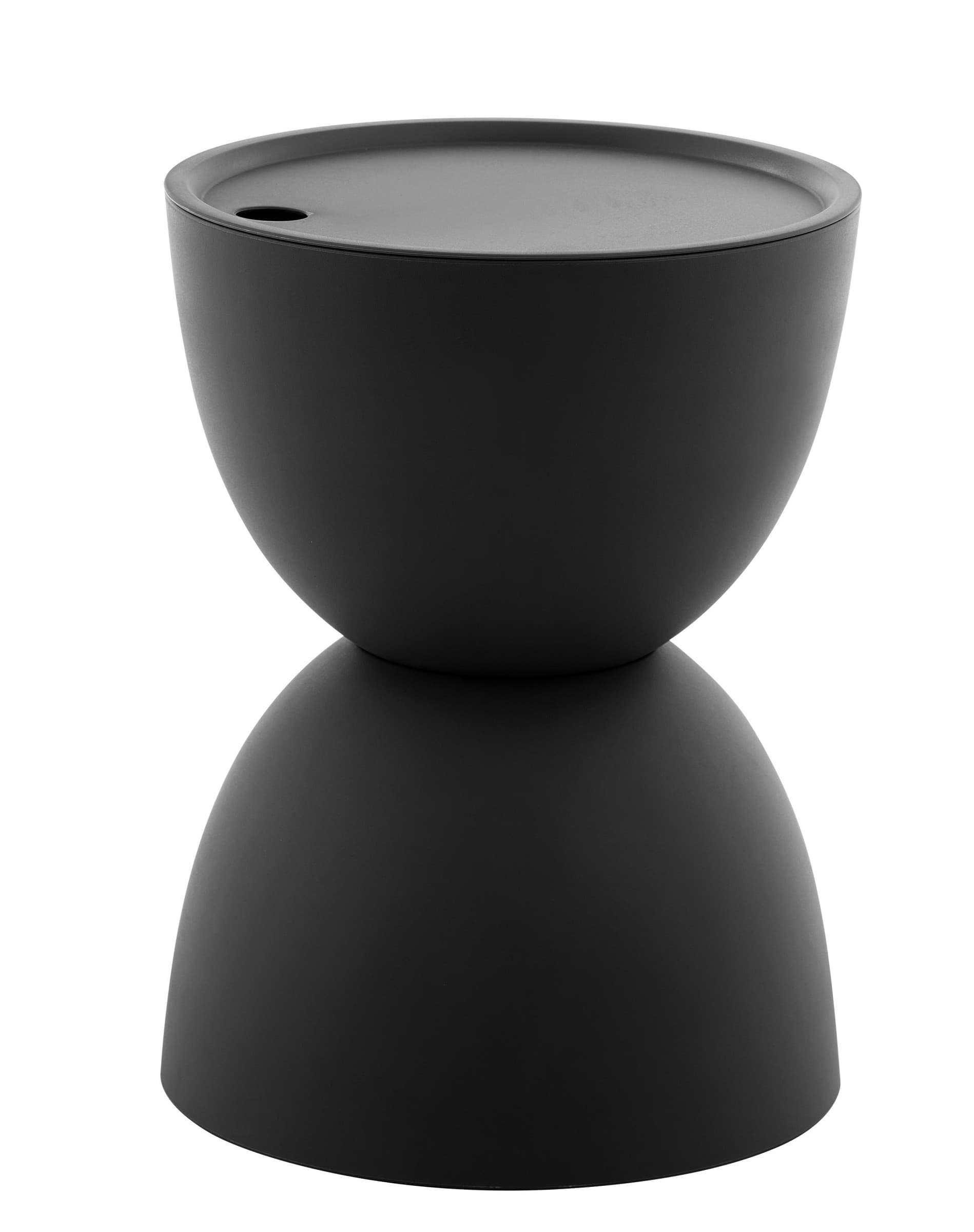 Odkladací stolík Fusion 34 cm čierny 1