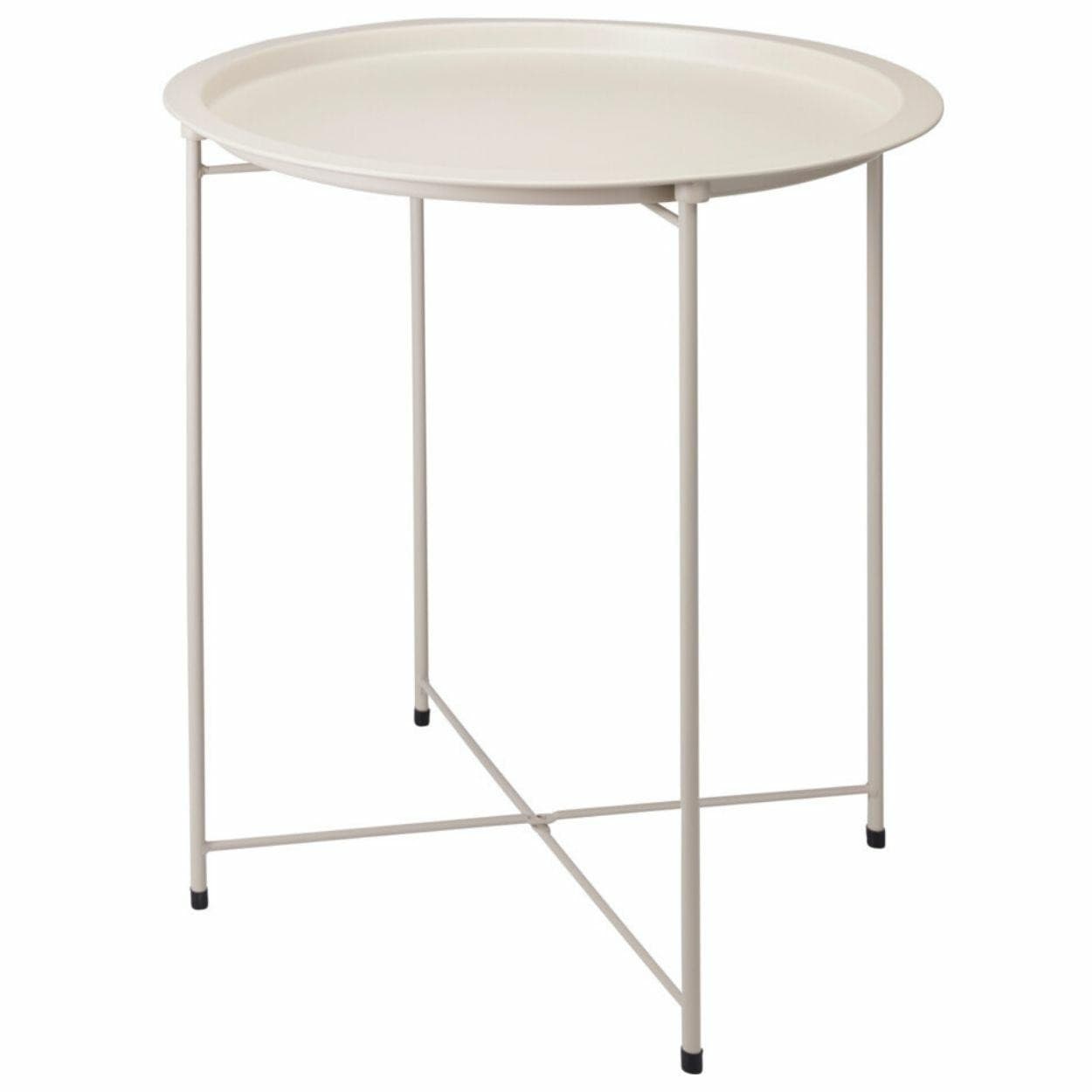 Príručný stolík Zovy 47 cm béžový 1