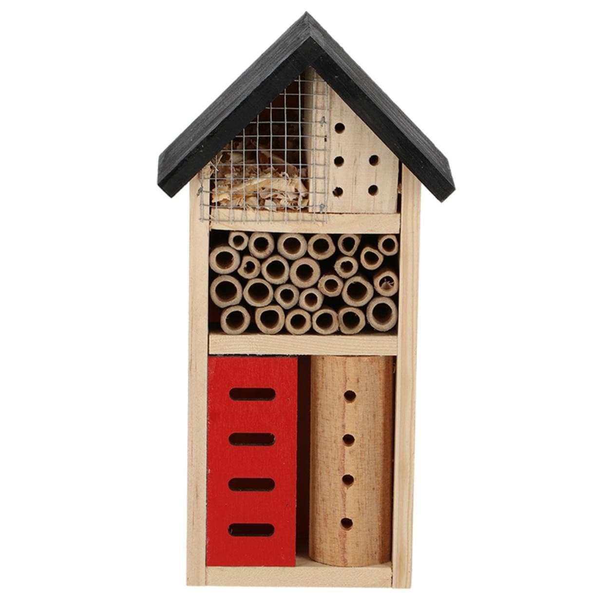 Hmyzí hotel BUGSY 26,2 cm hnedý/červený/čierny 1