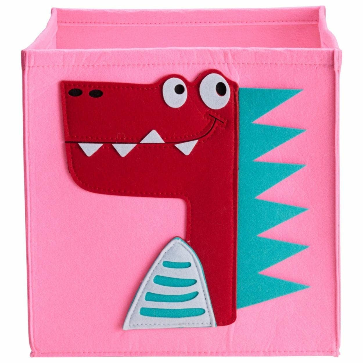 Detský úložný box DINOSAUR ružový 1