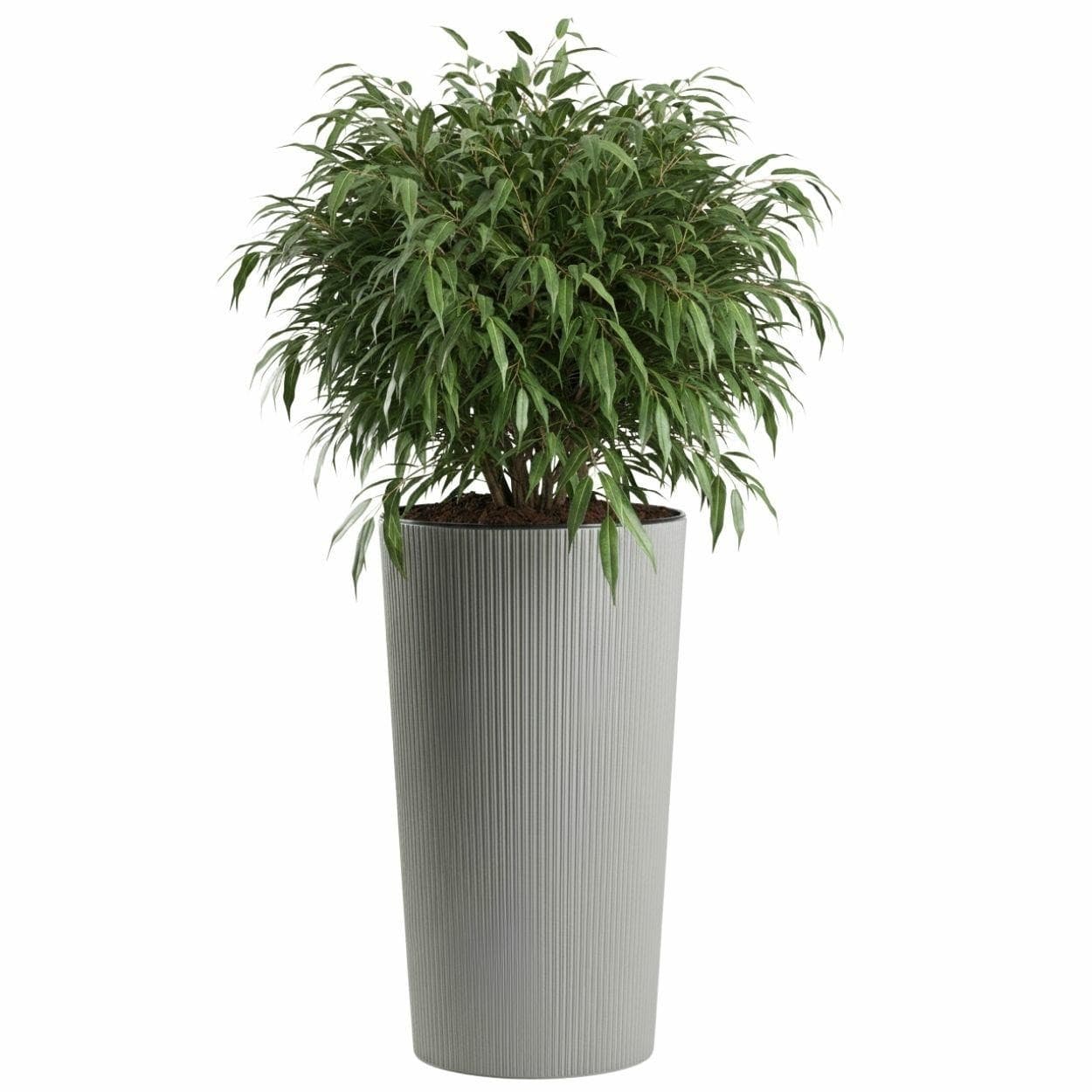 Kvetináč URBANIKA ECO Wood 57x30 cm sivý 1