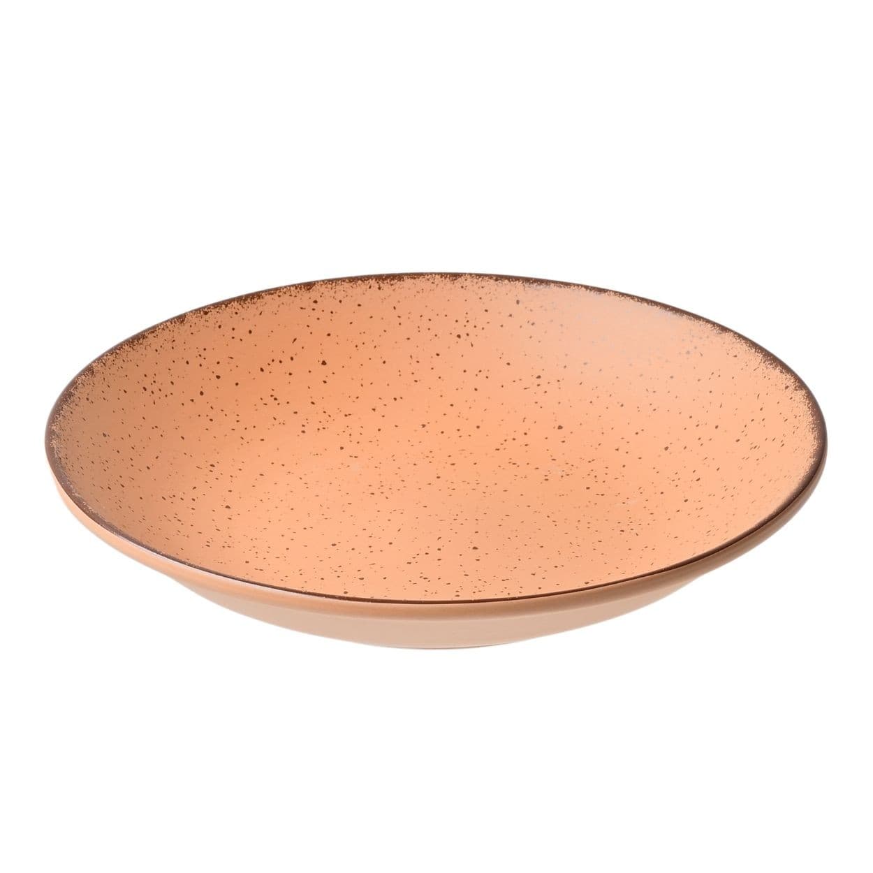 Porcelánový hlboký tanier Terra 23 cm lososový