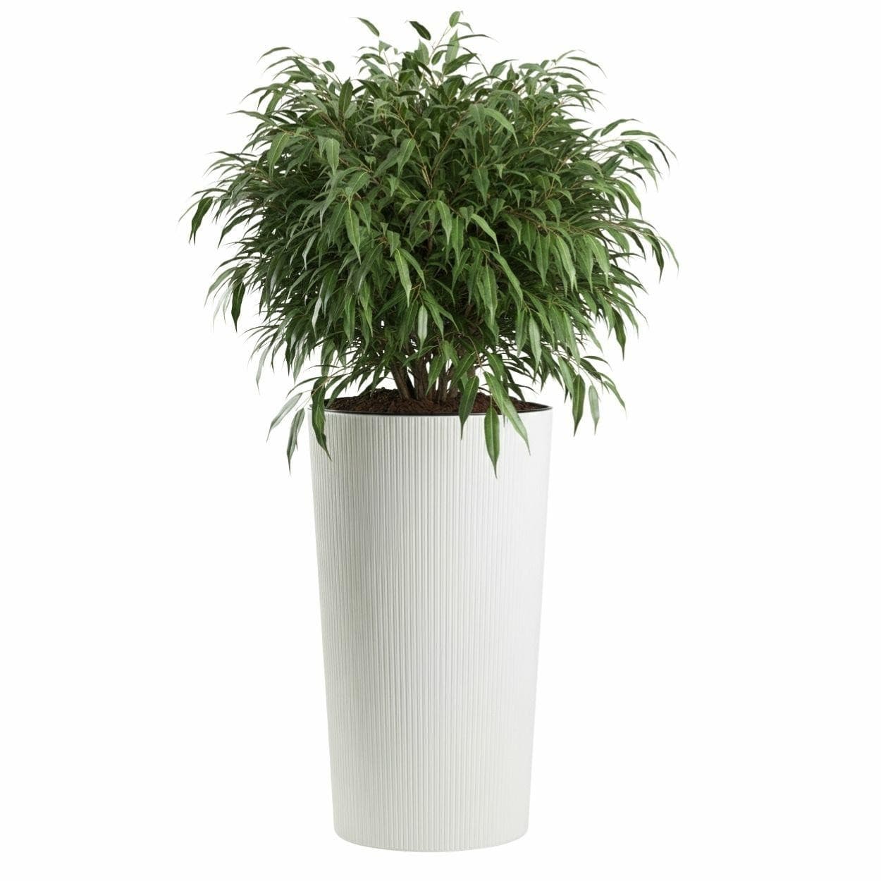 Plastový kvetináč URBANIKA ECO 75x40,9 cm biely