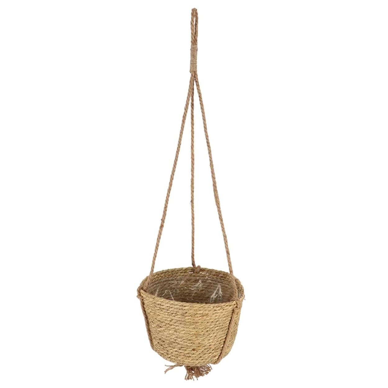 Závesný kvetináč BOHO 20 cm béžový 1