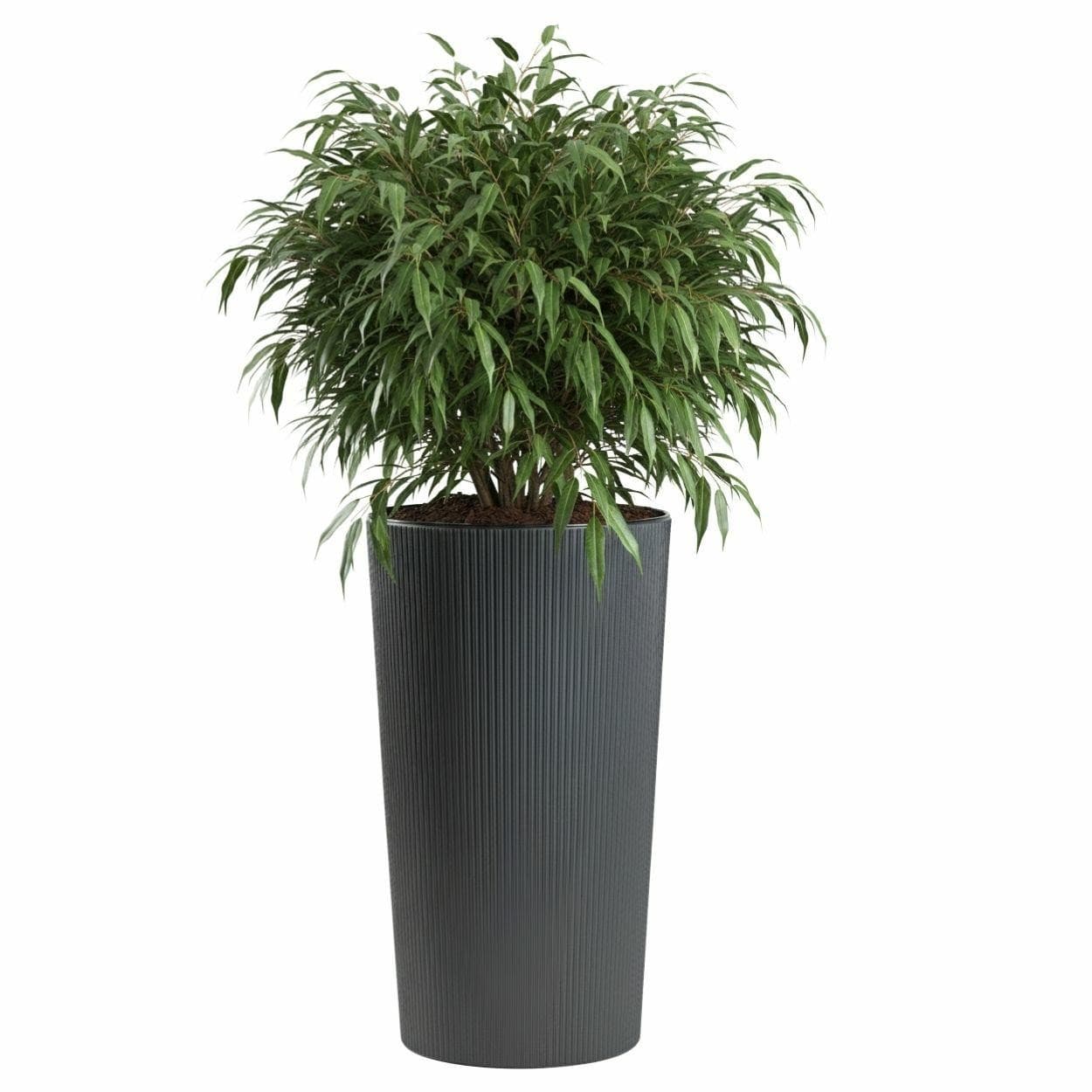Plastový kvetináč URBANIKA ECO 75x40,9 cm antracitový 1