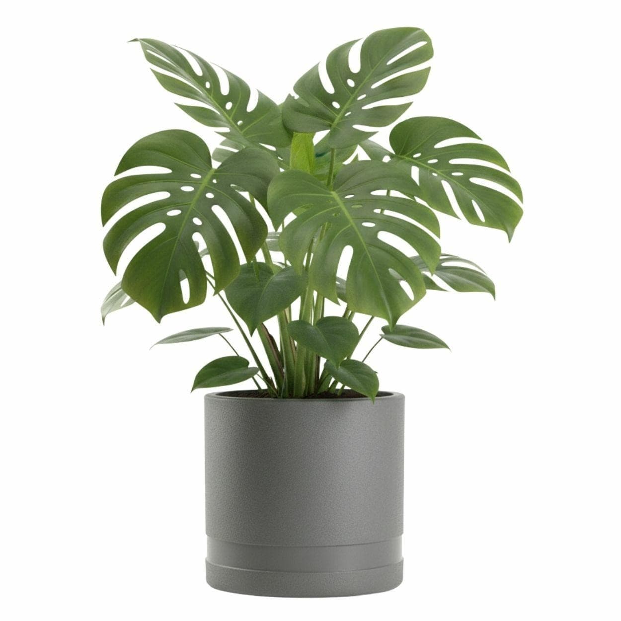 Kvetináč LUNA Cylinder 30,8 cm antracitový 1
