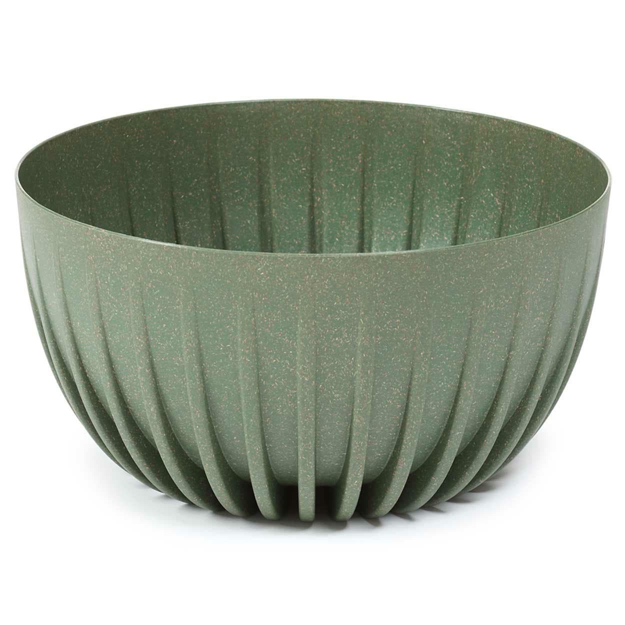 Kvetináč STRIPPED Eco 30x16 cm zelený