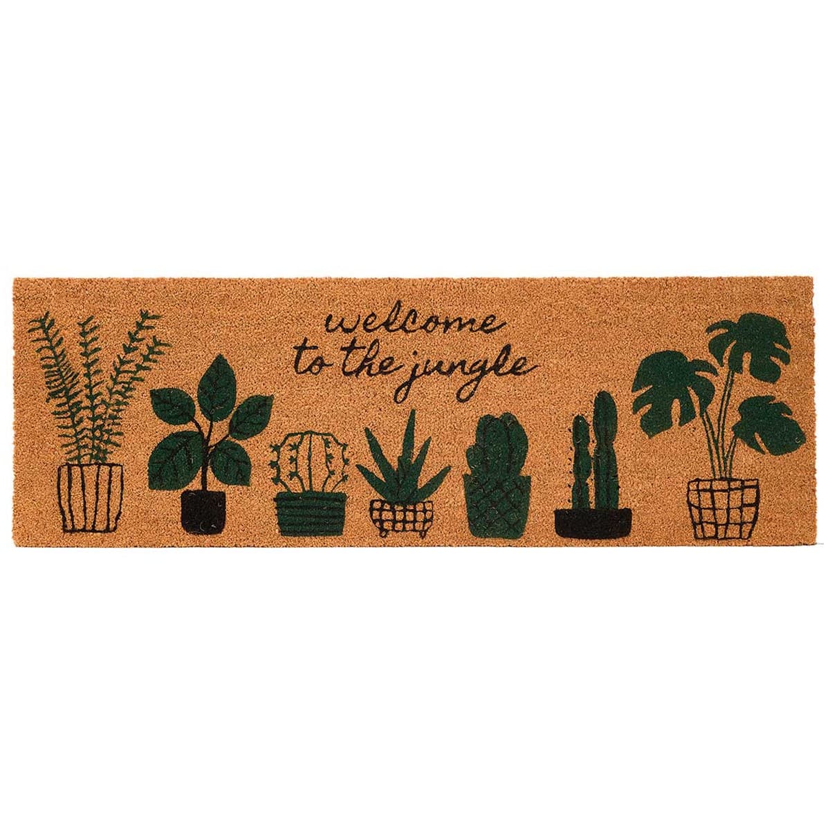 Kokosová rohožka Welcome 40x120 cm hnedá 1