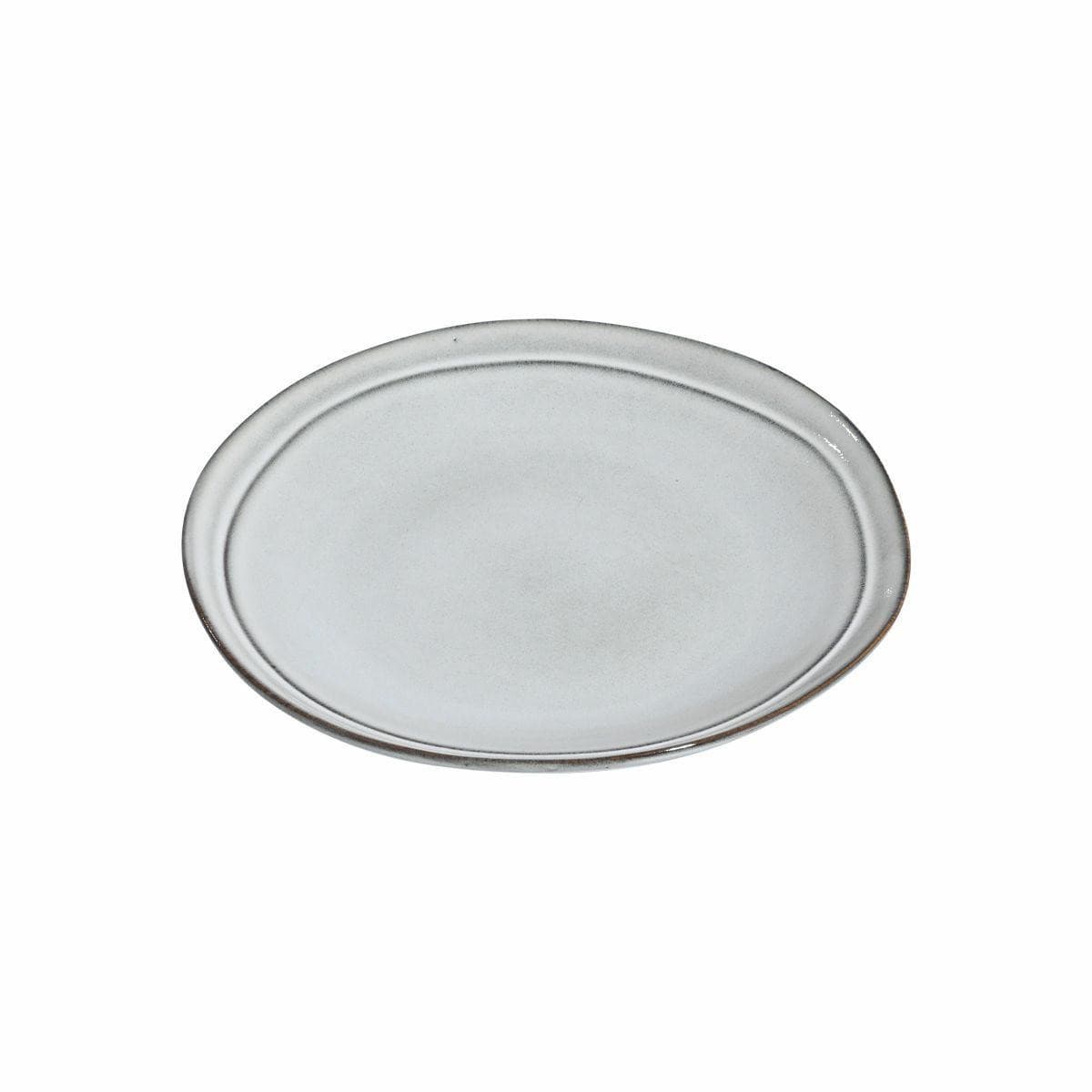 Plytký kameninový tanier Deline Dove 21 cm sivý 1