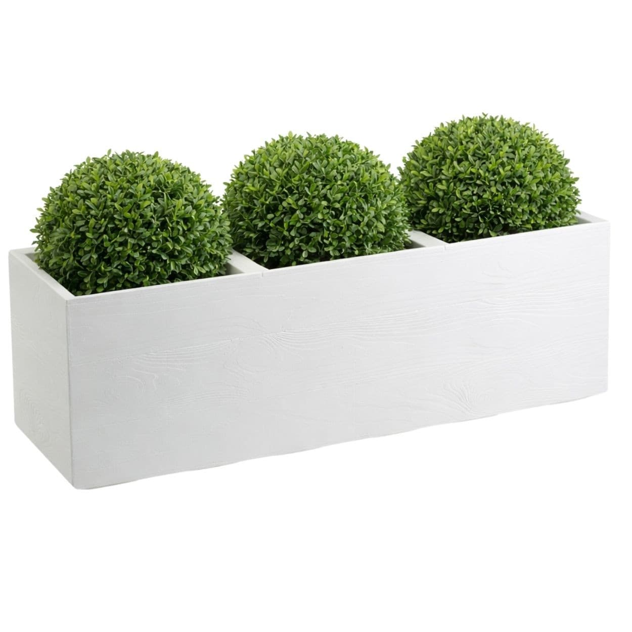 Kvetináč na kolieskach BETONIQUE 90x30 cm krémové drevo 1