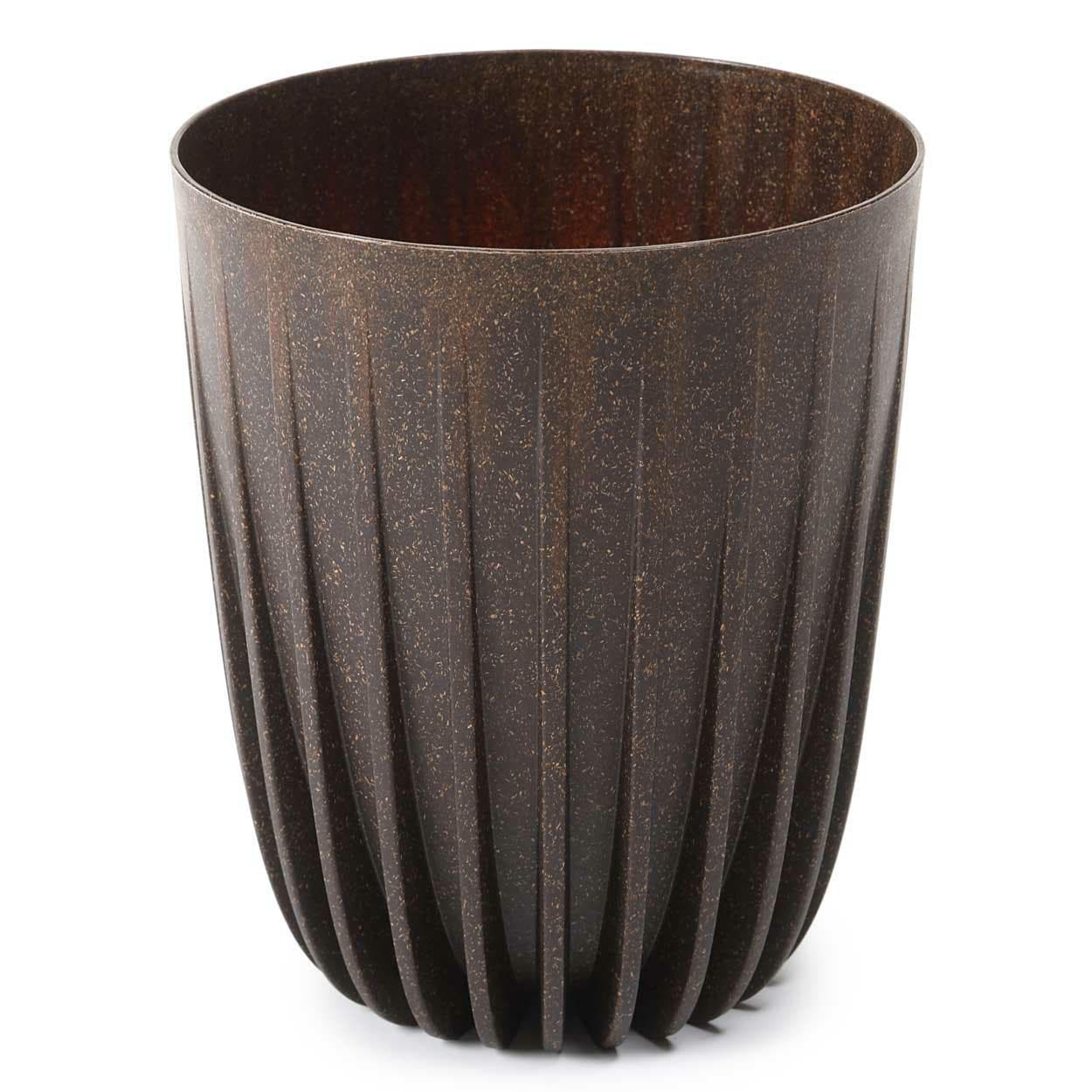 Kvetináč STRIPPED ECO Coffee 39x46,3 cm hnedý 1