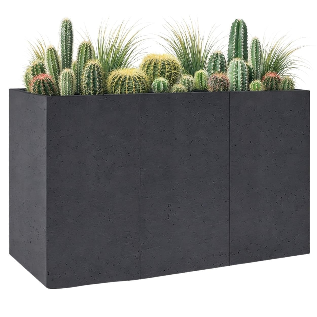 Kvetináč na kolieskach BETONIQUE 90x60 cm antracit 1