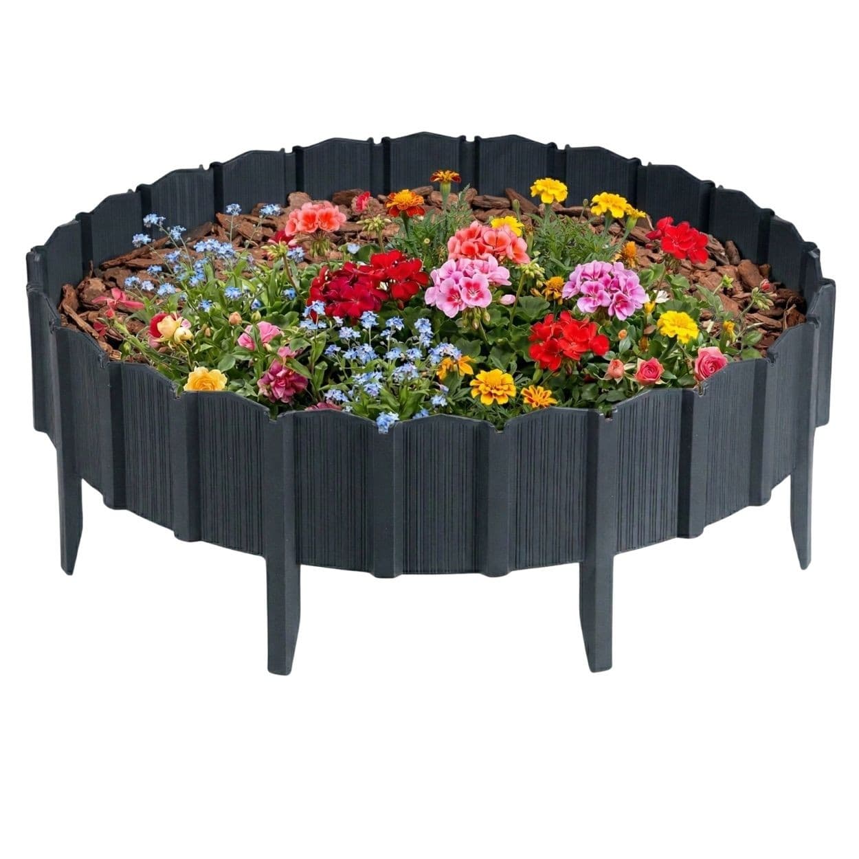 Záhradná palisáda Linea 78,5 cm antracit