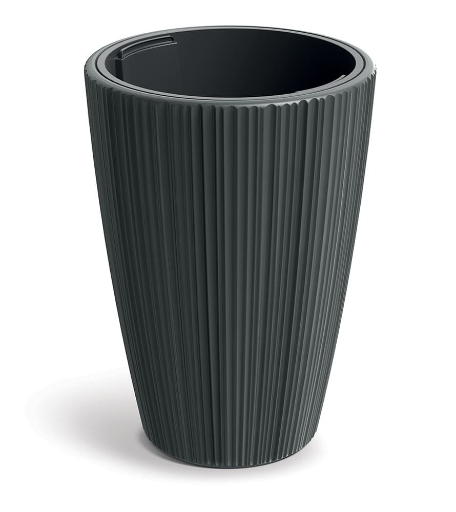 Kvetináč Oros tmavosivý 1