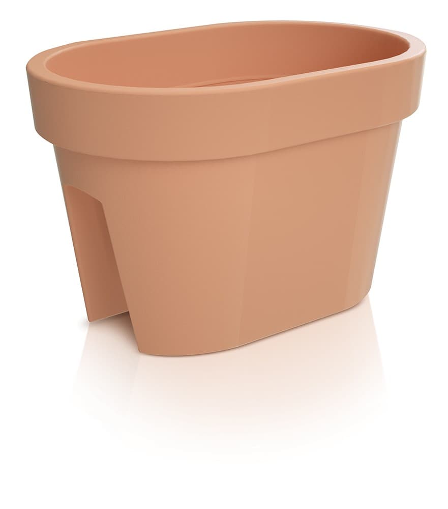 Kvetináč Lofly Railing oranžový 1