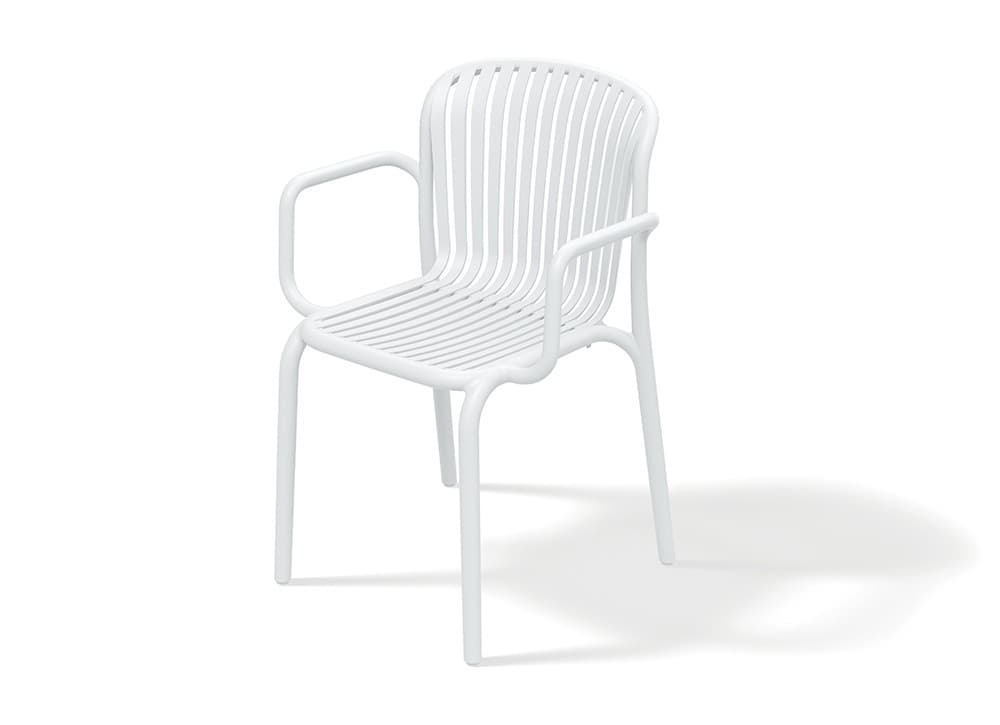 Záhradná stolička s podrúčkami BRENES 57,5x53x82,5 cm - výber z 5 prevedení
