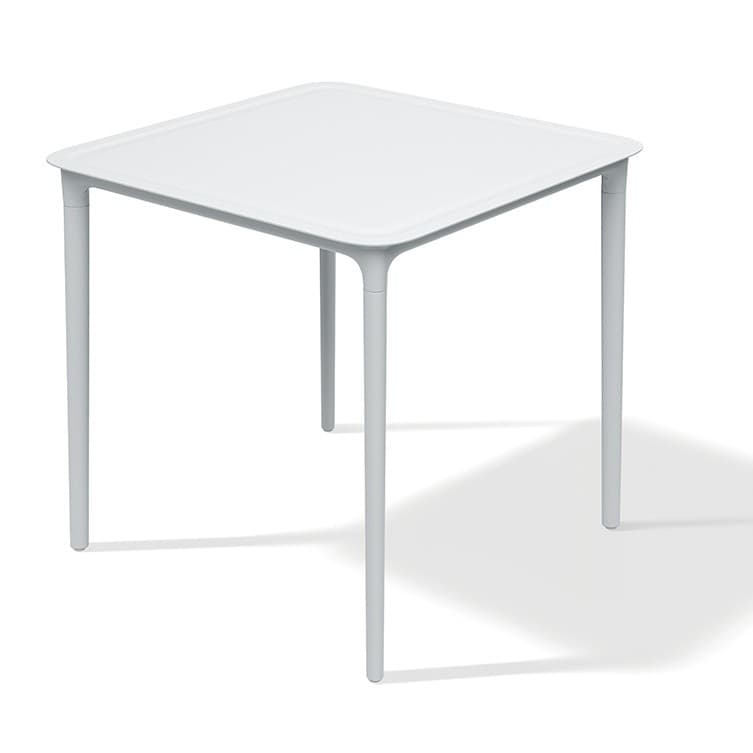 Záhradný jedálenský stôl RIMOS 77,5x77,5x74,5 cm biely 1